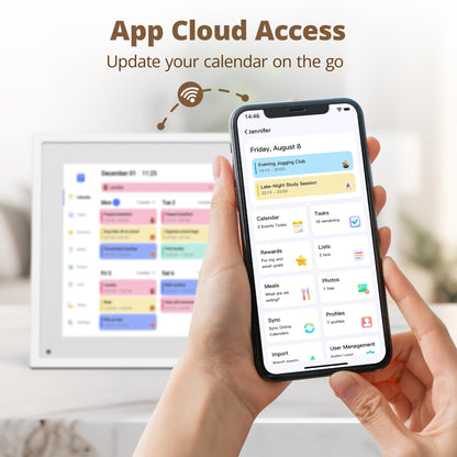 Dragon Touch 10.1 inch Digital Calendar