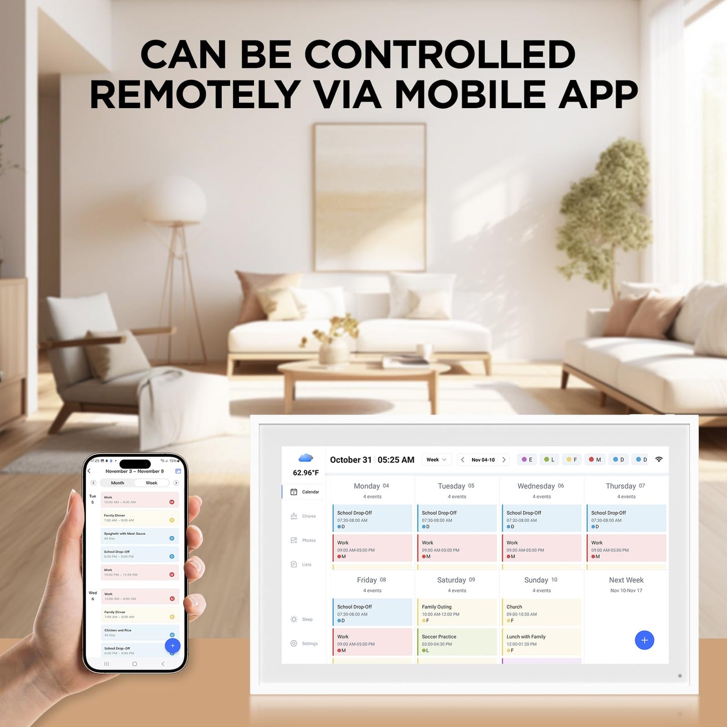 10.1" Smart Digital Calendar