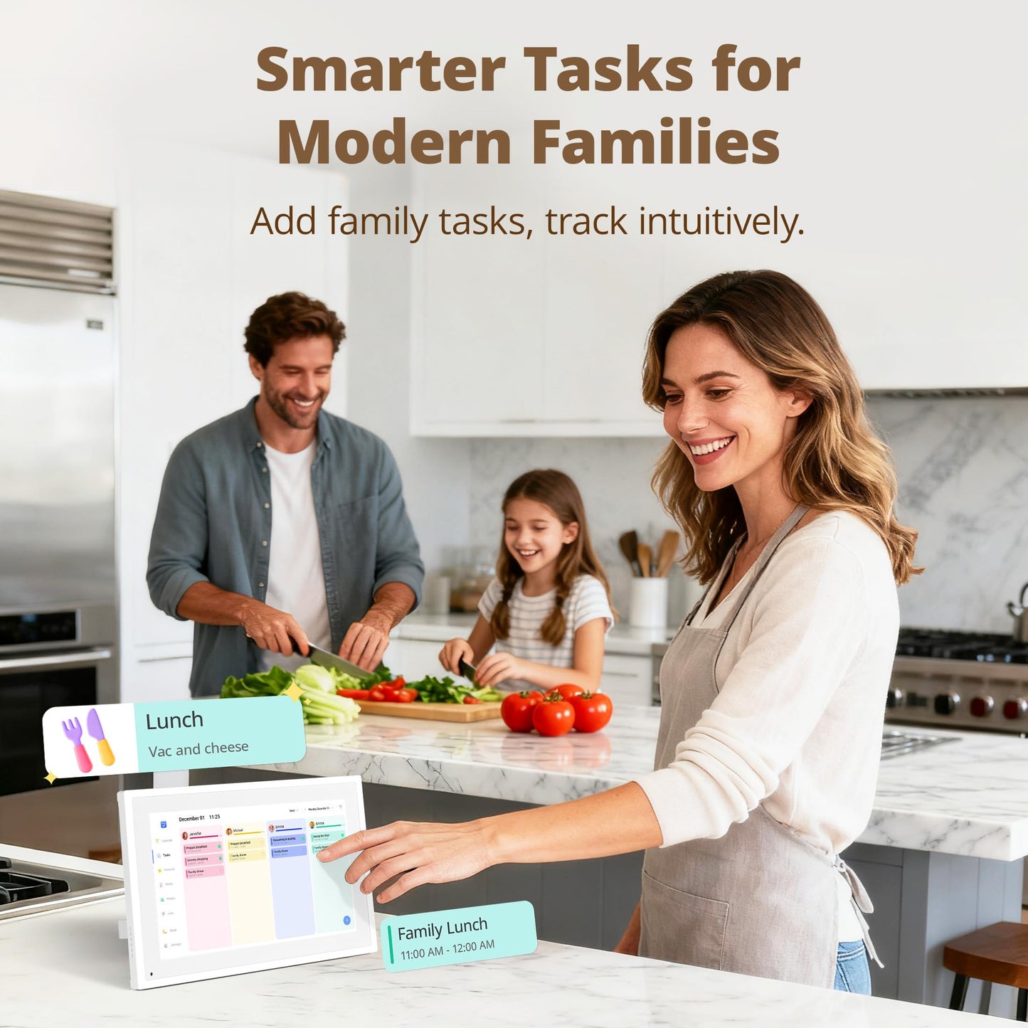 Dragon Touch 10.1 inch Digital Calendar